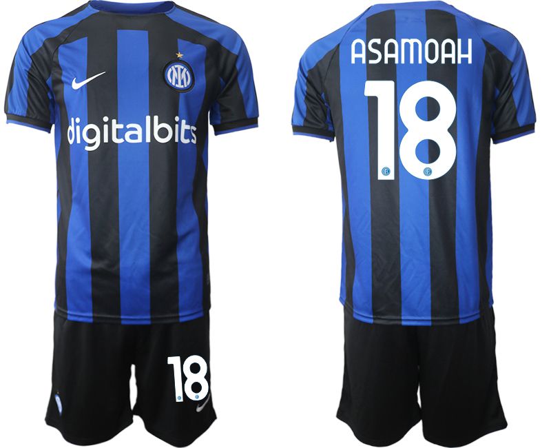Cheap Men 2022-2023 Club Inter Milan home blue 18 Soccer Jersey